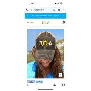 30A watercolor trucker hat